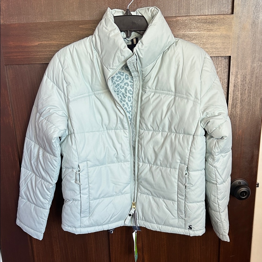 Light Blue Joules Puffer Jacket
